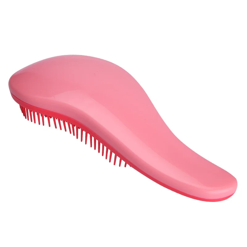 Professional Hair Extension Hair tyling brush Comb Electroplating Color Wet Wig Detangling Hair Brushes