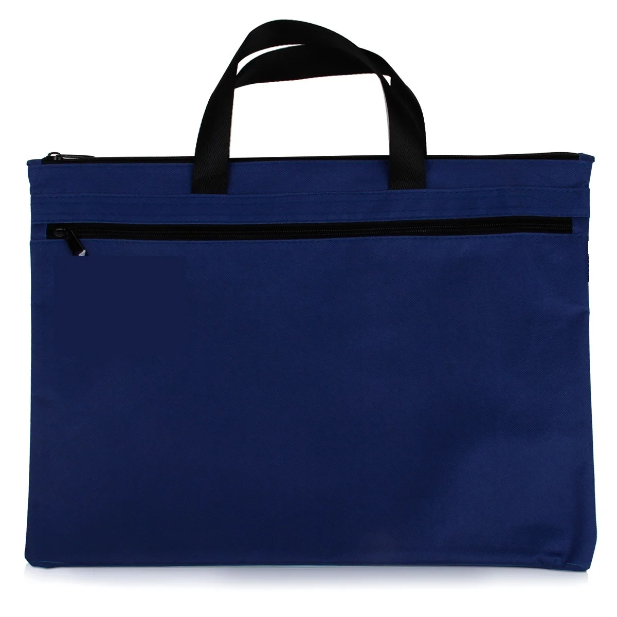 Portable Double Layer File Folder Zipper 600D Polyester Filing Holder Computer Paper A4 Document Bags