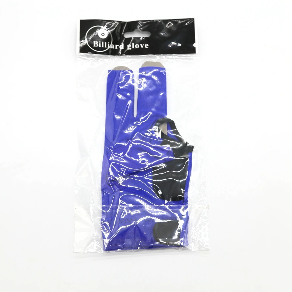 Xmlincos лидер продаж синий спандекс тренировочные бильярдные перчатки