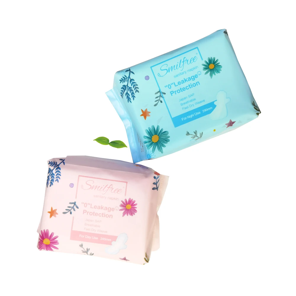 Flexible absorb maternity pads decompose organic lady Sanitary napkins