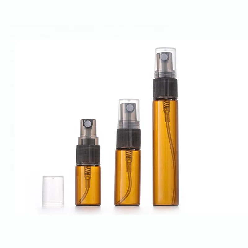 custom travel size tester perfume package bottles pen shape 3ml 5ml 10ml small amber glass spray bottle for perfume