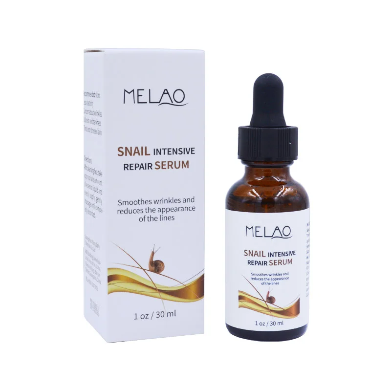 Private label Hot sale hydrating anti wrinkle facial Hydration snail serum