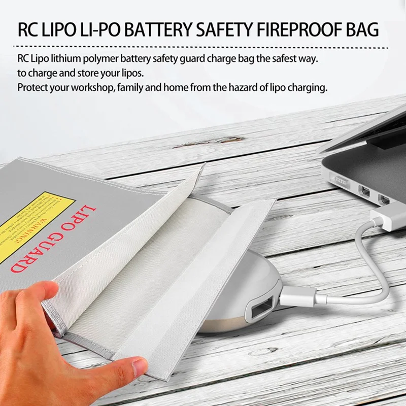  Оптовая продажа огнестойкая Защитная Сумка для документов Lipo Guard Battery защитная