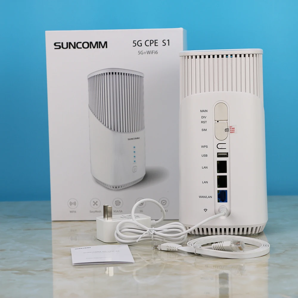 Wifi 6 Router SUNCOMM Wireless 4G 5g Enterprise CPE Modem wifi 6 Wouter With sim card Routers