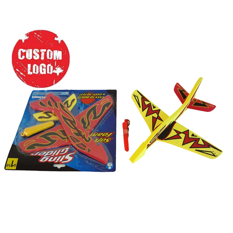 2024 NEW Promotional 3d flying glider plane puzzle 12 kinds eva foam airplanes kids Educational toy
