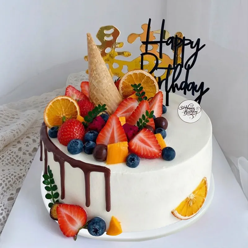 Simulation Wedding Cake Birthday Cakes Food Model For Decorate Shop Food Cake Display