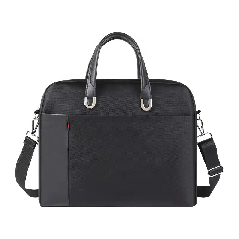 Wholesale Office Single Shoulder Laptop Business Waterproof Canvas Briefcase Mens Messenger Bag
