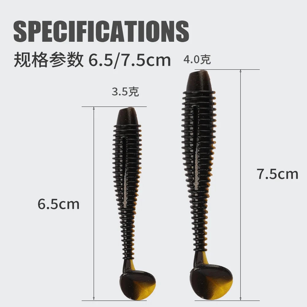 jiggingsoul-SL101-Soft plastics Lure Worms Soft Rubber Fish Lure The odor of shrimp Silicone Baits Arrival Worms Rubber