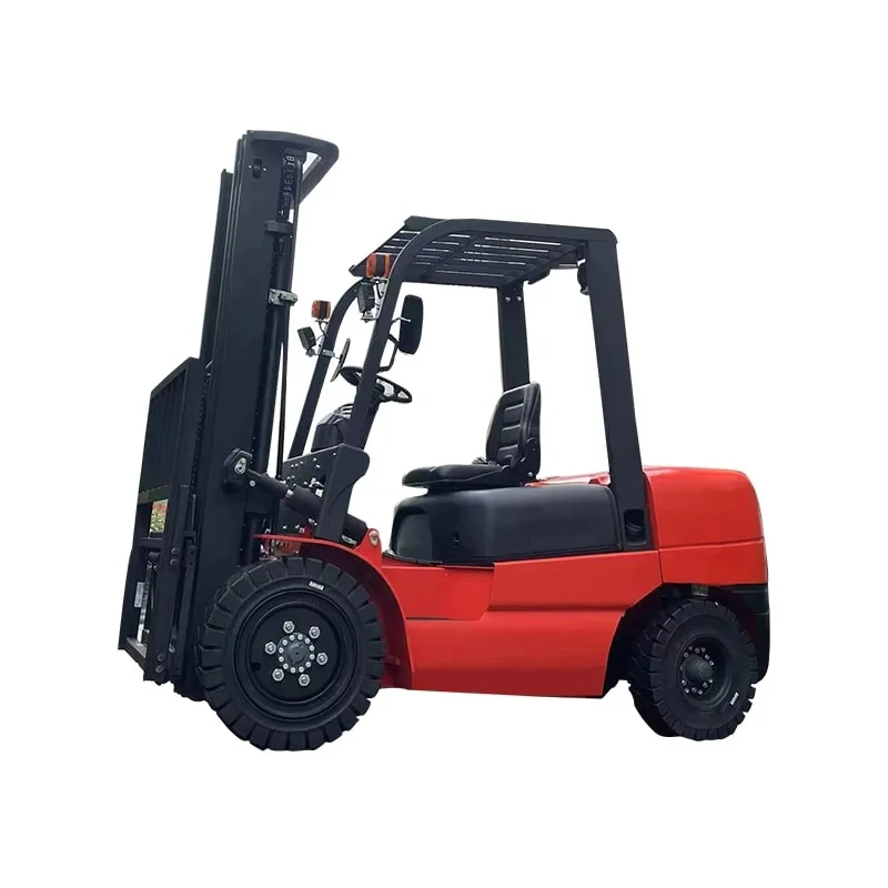 China Forklift CPCD30 Heli Forklift 3 Ton Diesel Forklift Trucks with 3 Stage Mast and Rubber Tires