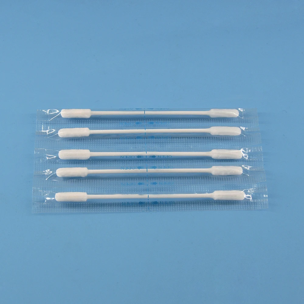 Olive oil portable double-headed reusable ear stick in box makeup silicone cotton swab