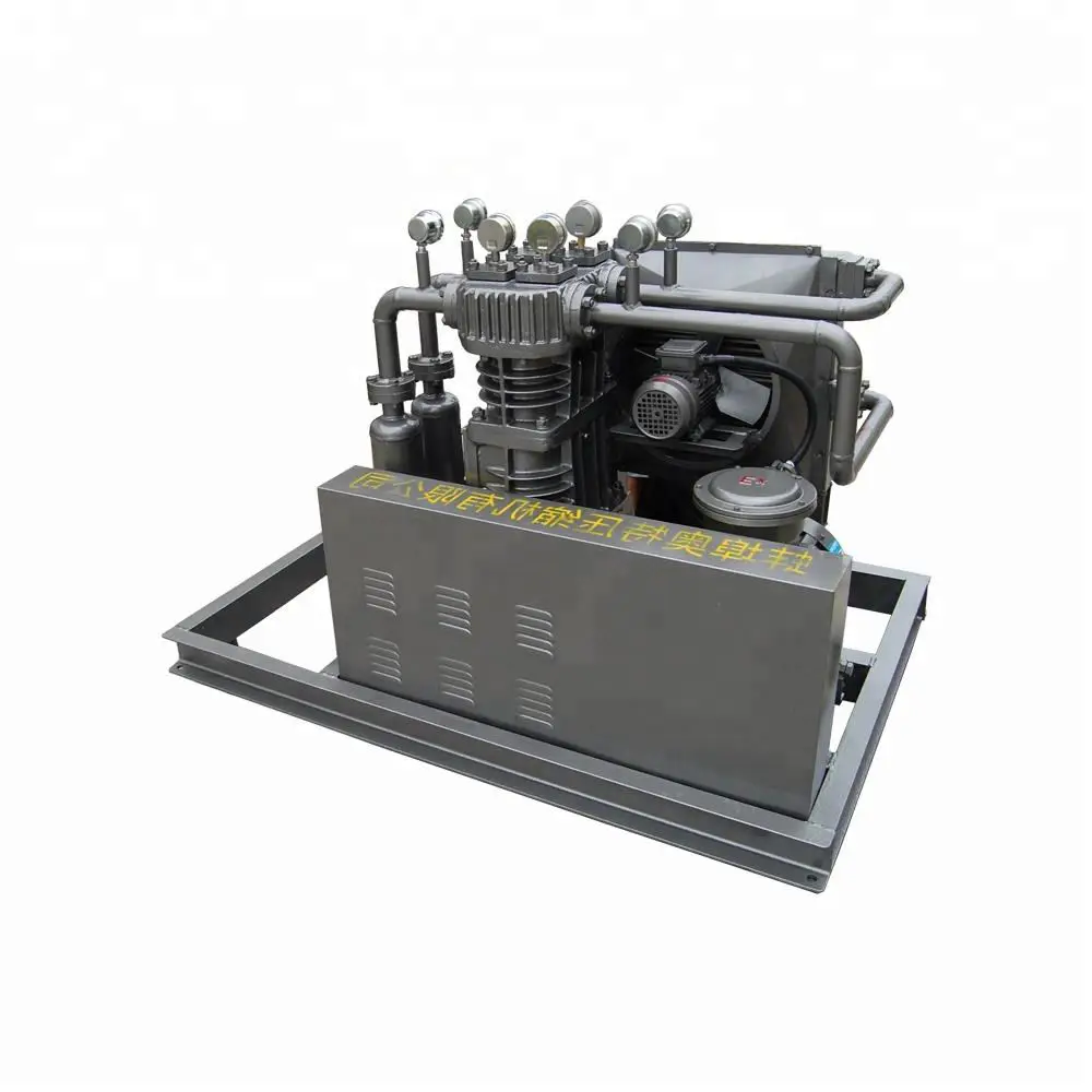 Oil Free Compressor Freon Recovery Semi-hermetic Piston Industrial Compressors for Manufacturing Plant