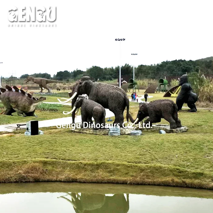 Robotic Animal With Actual Sound Elephant Statue For Sale