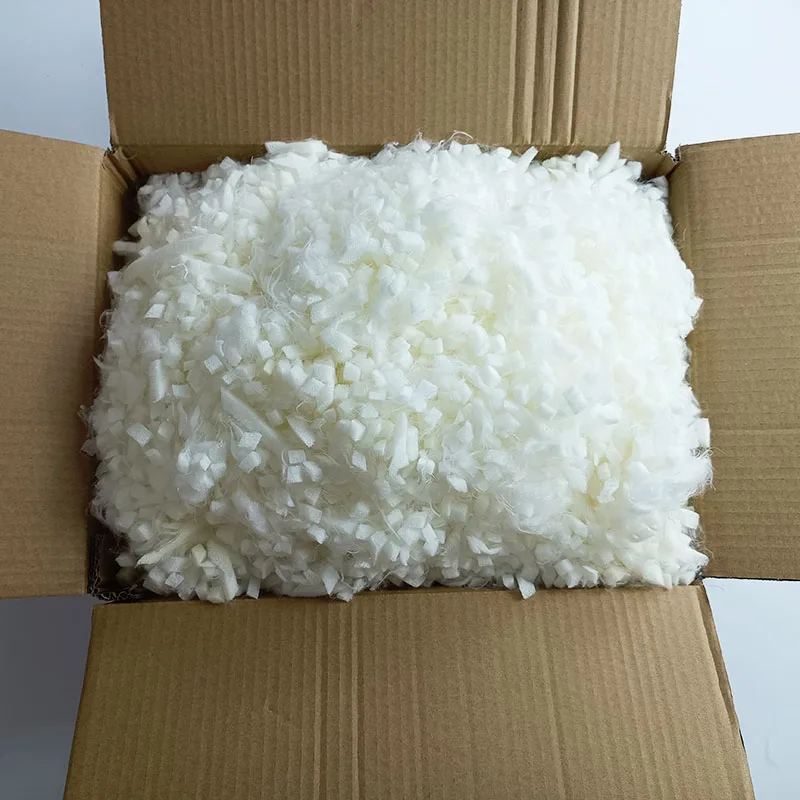 added gel particles 5lbs polyester fiber mix shredded memory foam for refill for pillow and bean bag filler