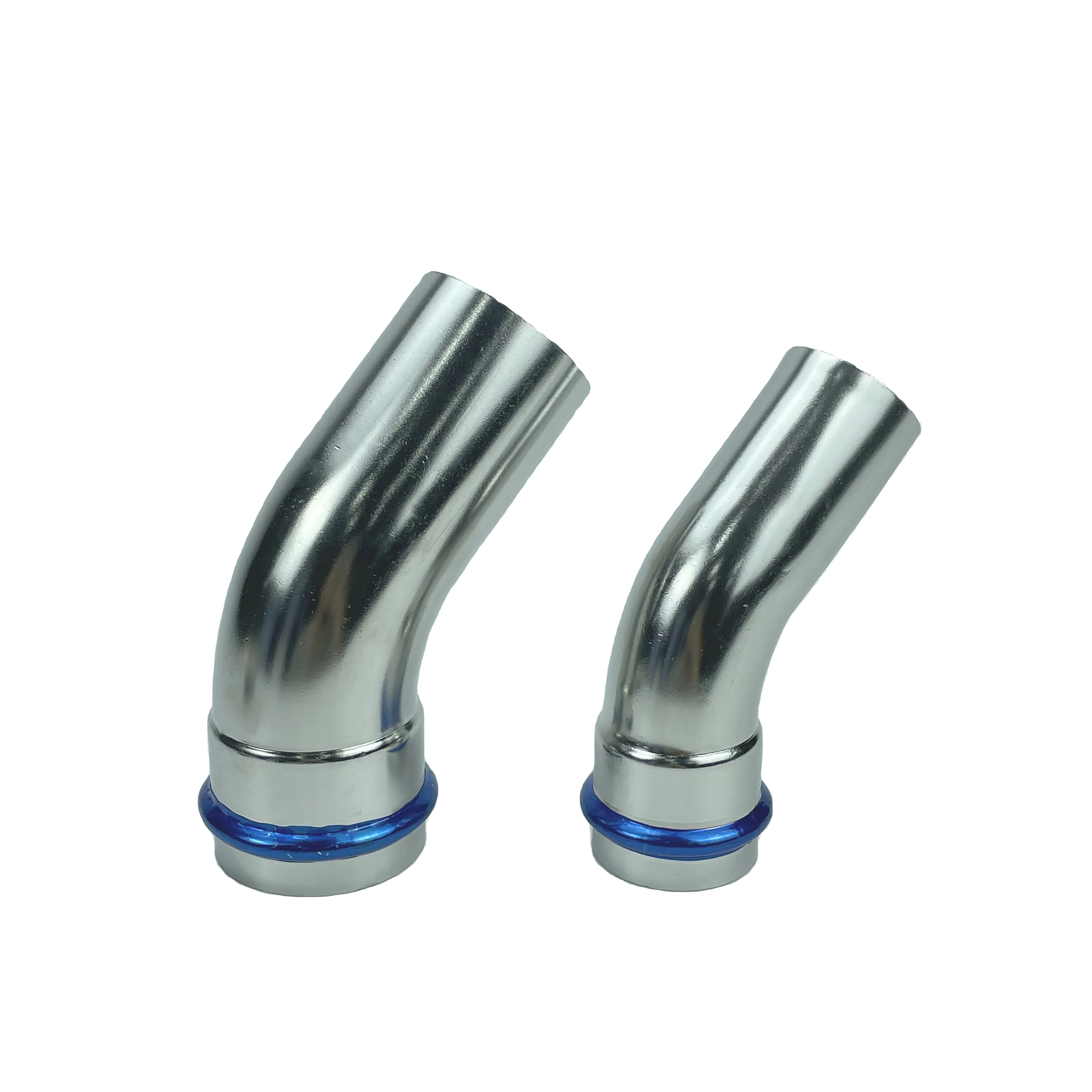 DVGW 304 316L Превосходное качество M typeV профиль из нержавеющей стали пресс-фитинг 45 градусов с гладким концом