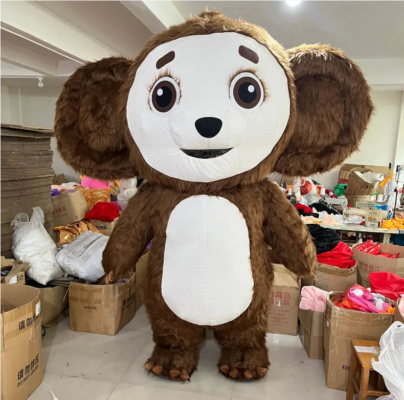 MOQ1 Realistic Cartoon Character Playing Movable Adult Gorilla Panda Monster Mascot Costume