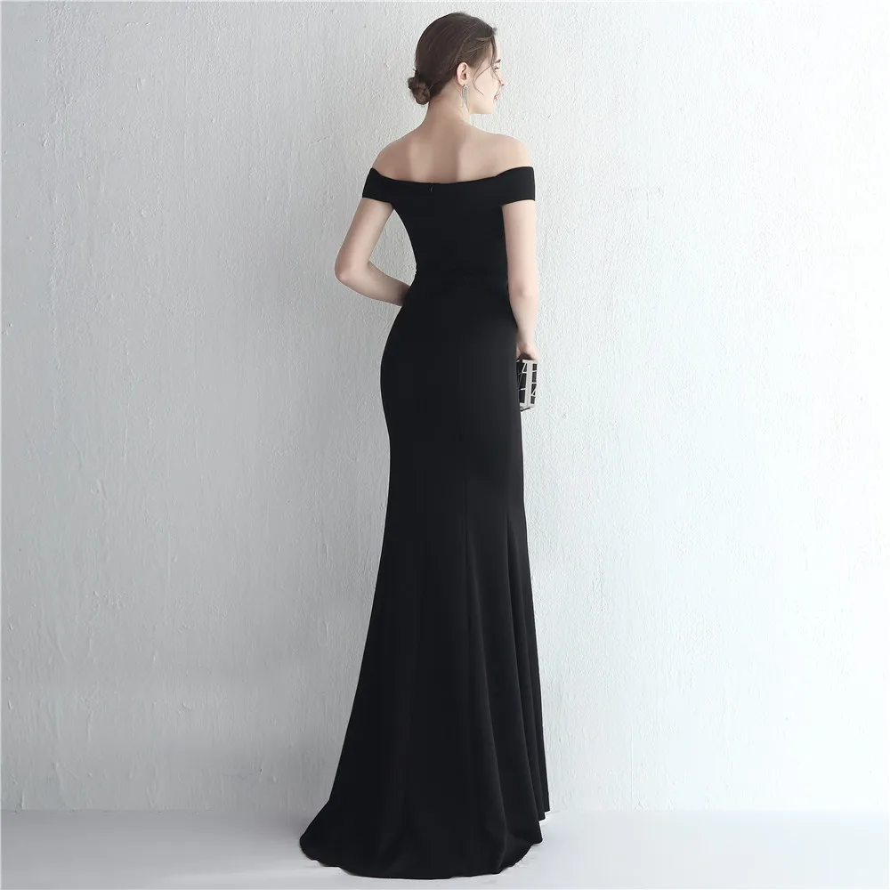 19229# 2022 New Satin dresses Fashion Sexy Sleeveless Trumpet Celebrities Party Prom Evening Car model exhibition Dress