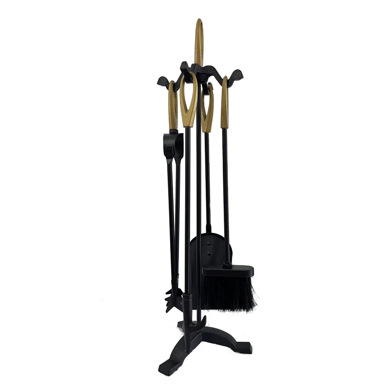 Modern Metal Firewood Household Stove Top Fan Accessories Fireplace Tool Sets