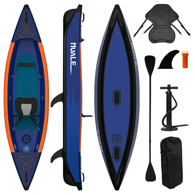 China Supplier Cheap Recreation Inflatable Boat Pvc Inflatable Kayak Sail Boat 2 Person Transparent Rowing Boat Rigid Sup Game