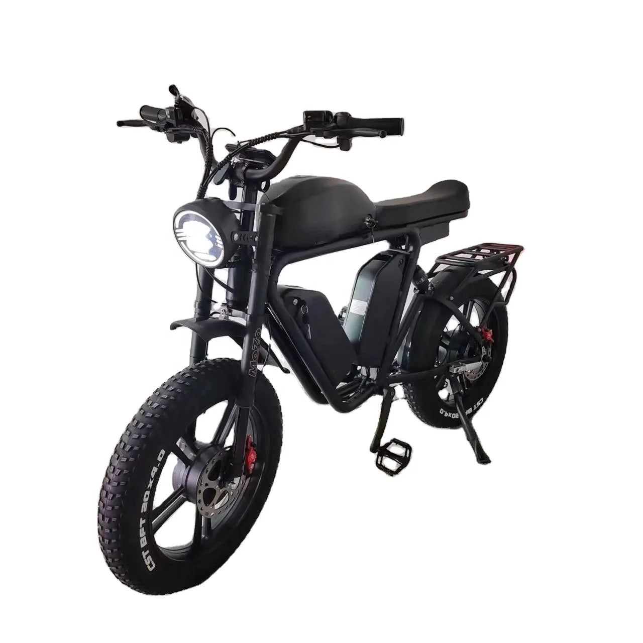 Electric Bike Dual Motor 2000W Triple Battery 70Ah  Oil Brake Full Suspension Long Range Fast Fat Tire Electric Bike Dual Motor