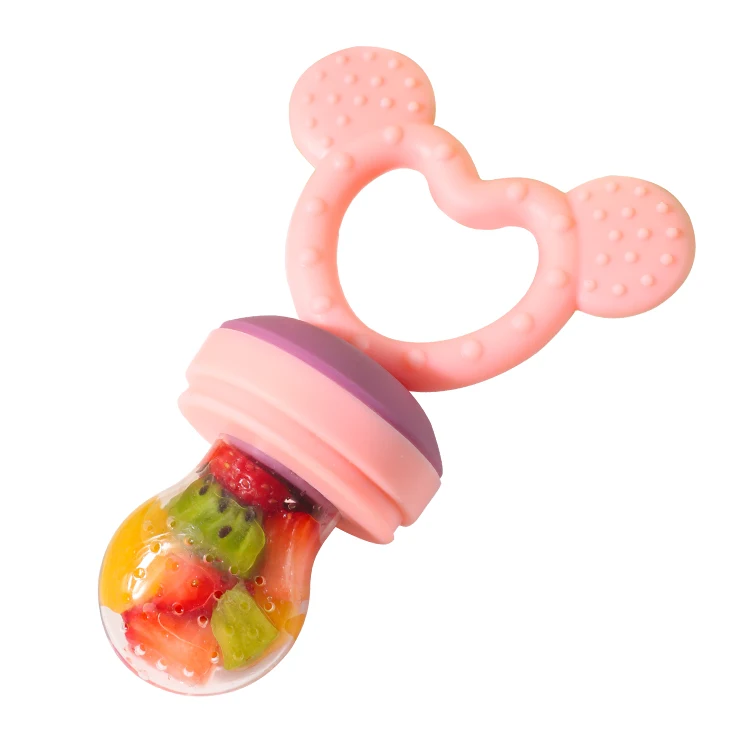 Baby Fresh Food Pacifier Feeder Infant Fruit Teething Toy Silicone Pouches For Toddlers Kids