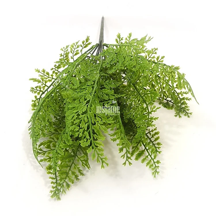 Indoor Artificial Plant Green Color High Quality Real Touch Tactile Green Silica Hanging Grass