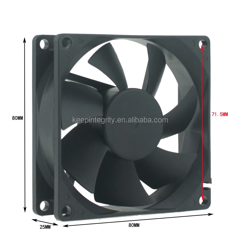 80x80x25 мм бесщеточные Охлаждающие вентиляторы DC 12 В 8 см 8025