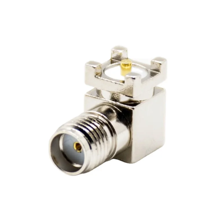 Edge Mount SMA Female R/A 90 Degree Connector for PCB