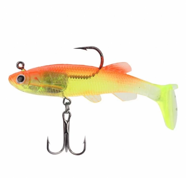T-tail  8cm 12.5g   SwimBait Plastic Worm Fishing Bait Small T Tail Soft Bionic Bait