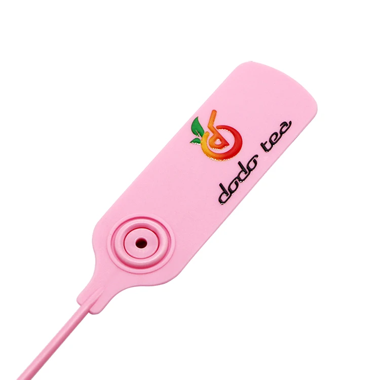 Shoe Clothing Serial Number Tag High Security Tamper Proof Seal For Clothes Seal Plastic