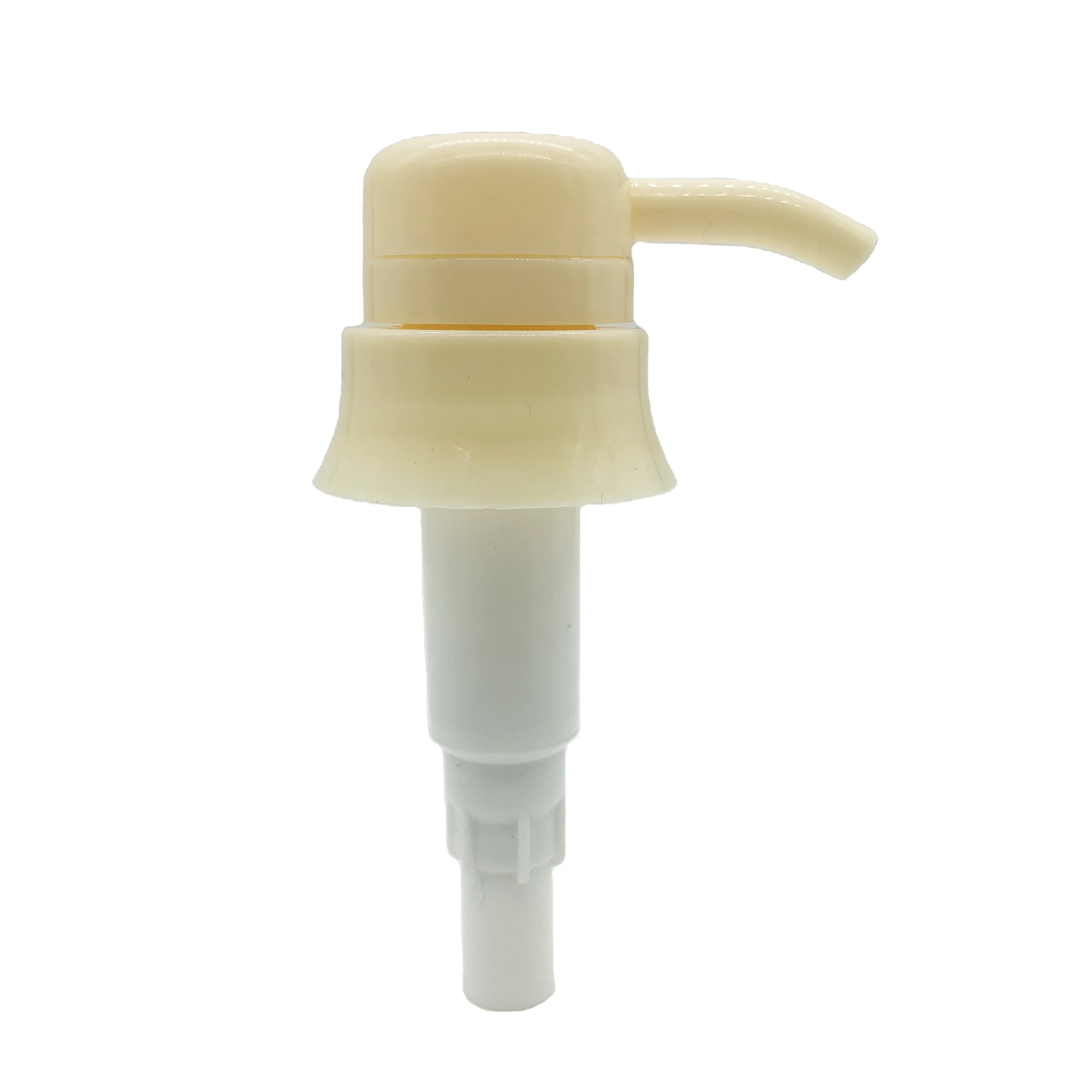Factory Hot Sale Customized Yellow Plastic Lotion Dispenser Pump 32mm 33/410 Shampoo Shower Gel Pump For Shampoo Bottle