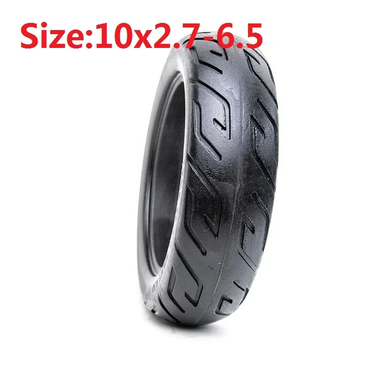 Solid Tire 10x2.7-6.5  On-road Fit 70/65-6.5 Electric Scooter 6.5 in Rim  on Road Tire