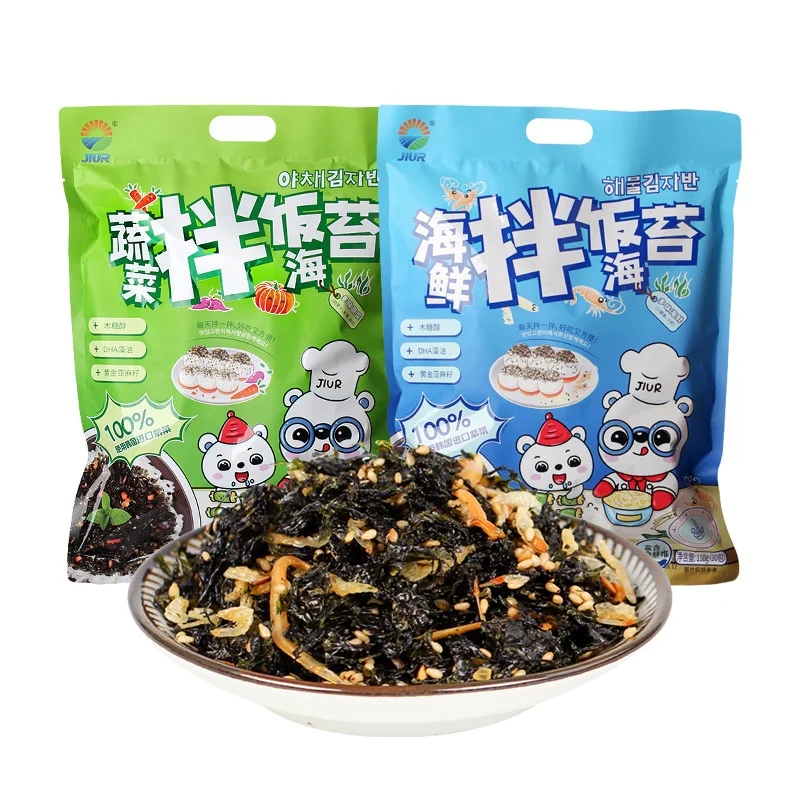 JIUR новые вкусы несколько вкусов закуски из водорослей нори для продажи