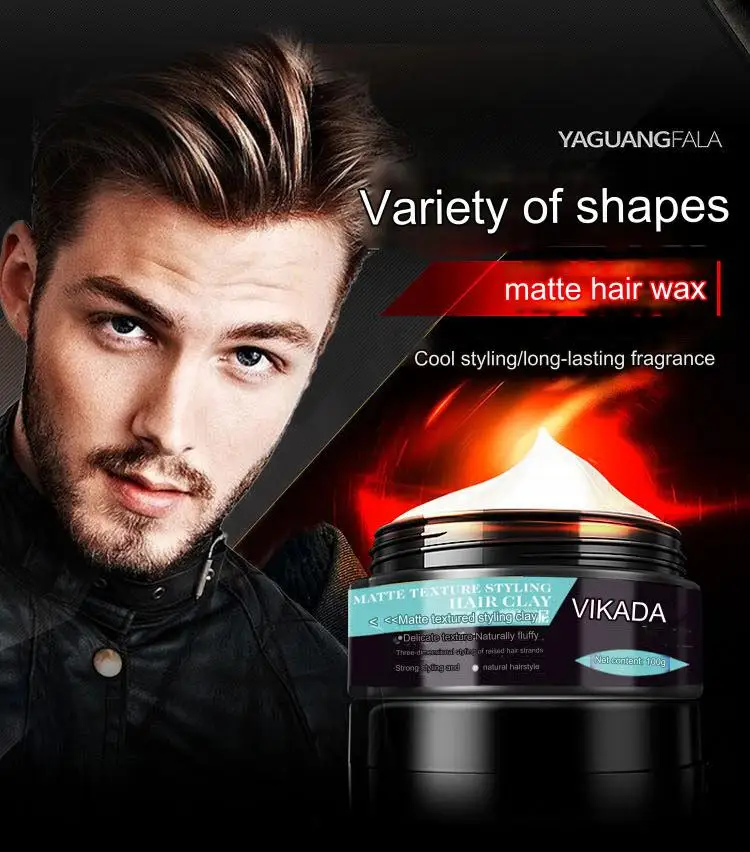 100g Permanent Setting Hair Wax for Man and Women Strong Lasting Hair Wax Mens Hair Wax