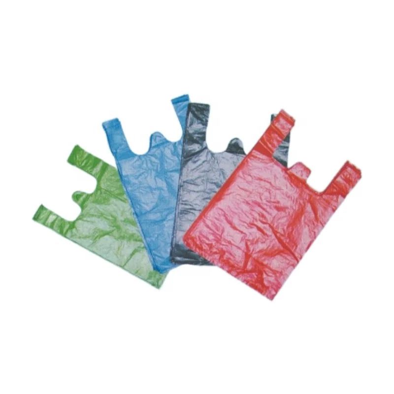 Fully Automatic Polythene Bag Machine Pp Plastic Shopping T Shirt Bag Making Production Machine