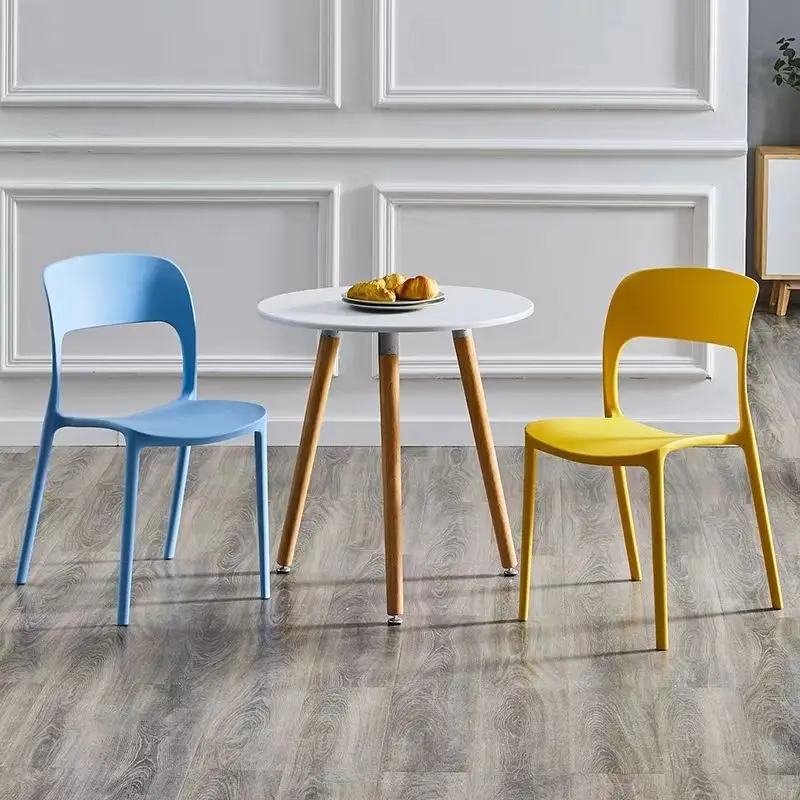 High Quality Plastic Chair Dining Room Chair Home Living Room Cafe Hotel Outdoor Garden China Wholesale Stackable Chairs