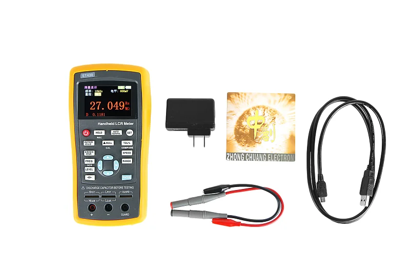 ET431 Multi Function Handheld Bridge Mete Digital Lcr Handheld Bridge Meter