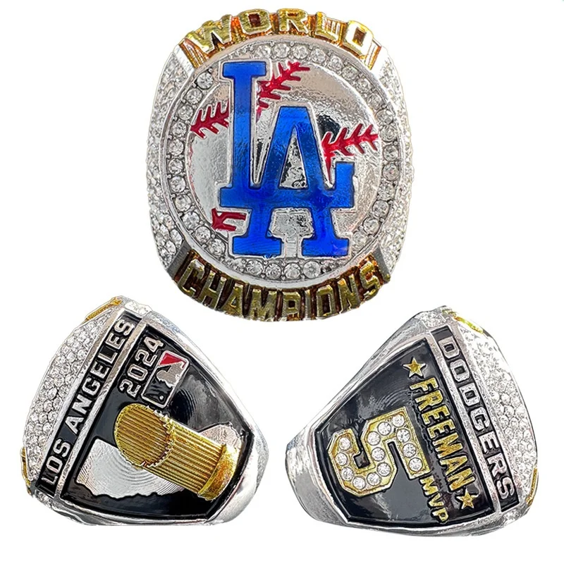 2024 Los Angeles Dodgers 8 чемпионский комплект Кольцо чемпионата по бейсболу кольцо поп-Аксессуары