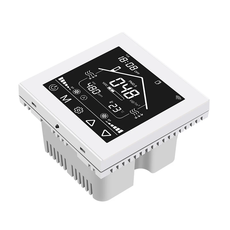 Контроллер 220 В переменного тока регулятор скорости двигателя PM2.5 VOC дисплей контроллер системы вентиляции