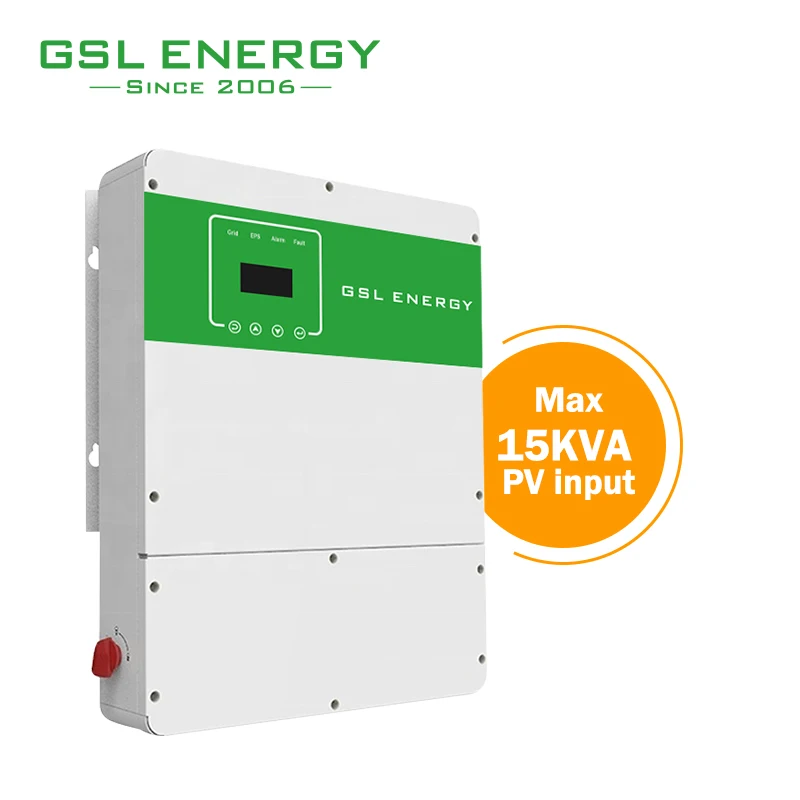 GSL Energy North American High Frequency Max 15KVA PV Input Split phase 2/3 Phase  Mppt Solar Hybrid Inverter 12Kw