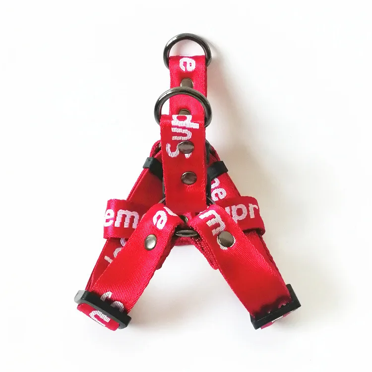 High fashion dog collar Luxury harness Adjustable leash set Nylon Dog Collar