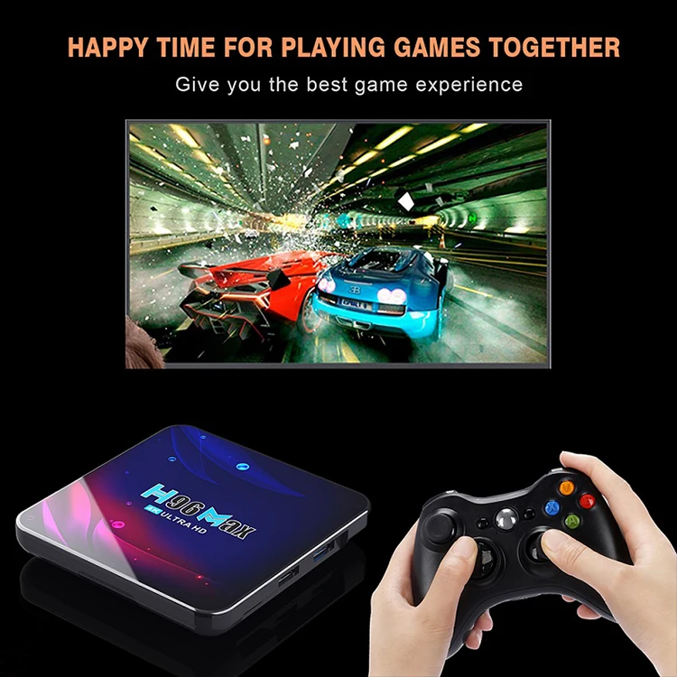 Самый дешевый H96 max v11 smart tv приставка Android 11 0 2 4 и 5 8 ГГц двухдиапазонный WiFi медиаплеер iptv