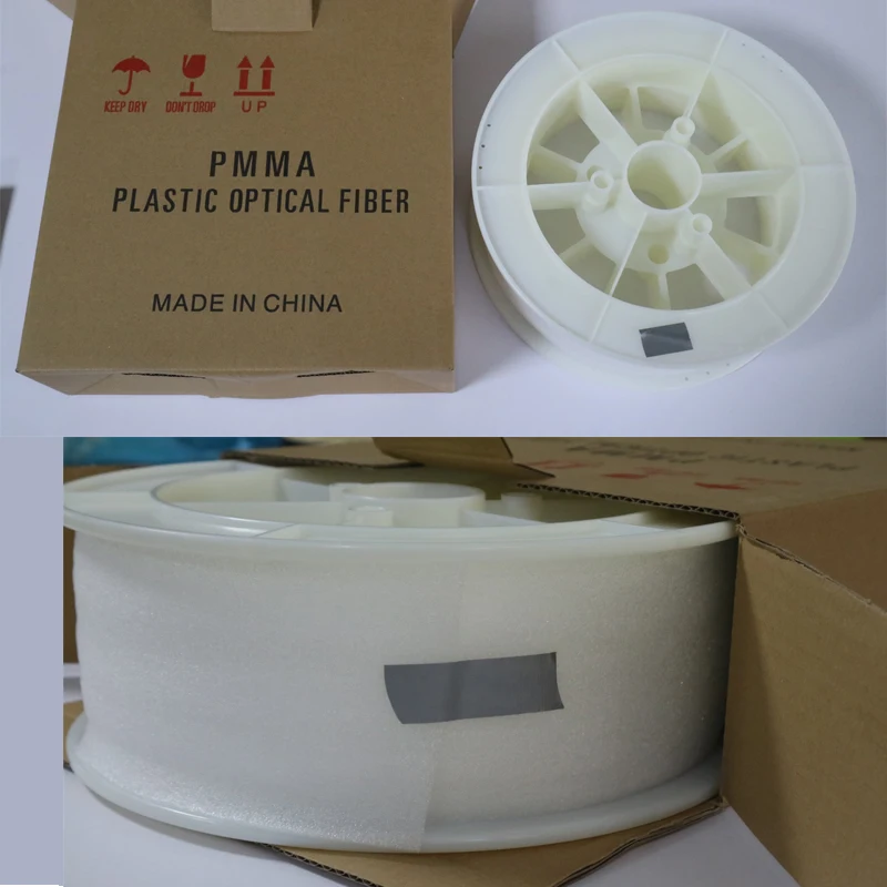 Smallest diameter PMMA 0.25mm decorative plastic fiber optic light costume