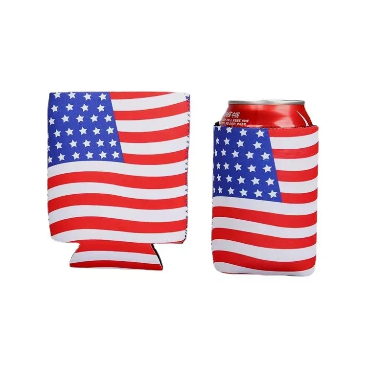 Neoprene Can Cooler Koozy Custom Logo Sublimation Beer Bottle Sleeve Stubby Holder Insulated Coozies