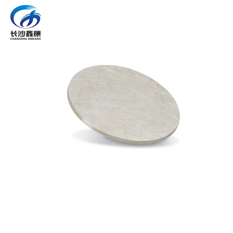 Rare Earth Dysprosium Sputtering Target 99.9% Round Disc Dy Dysprosium Targets for Vacuum Coating
