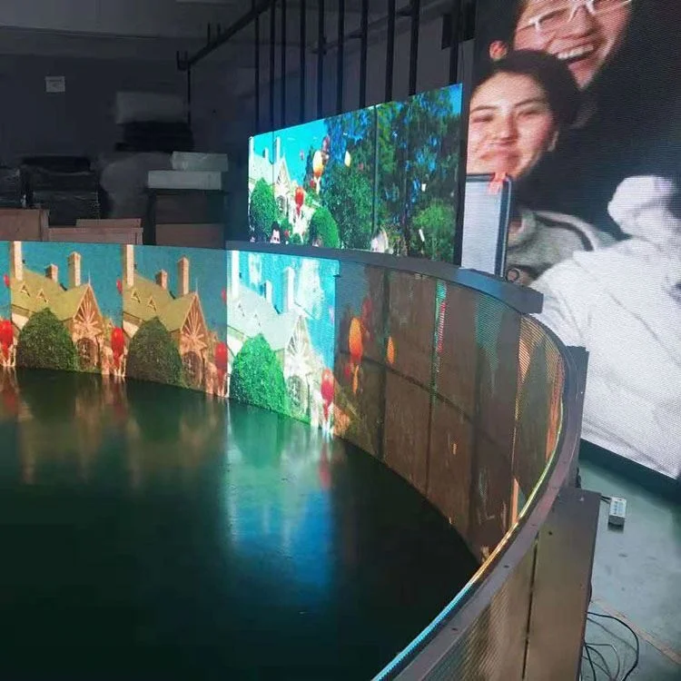 P3.91 Indoor adhesive Large Stage Curtain Film Panel Ecran Pantalla Glasses transparent Led Transparent Led Screen Display
