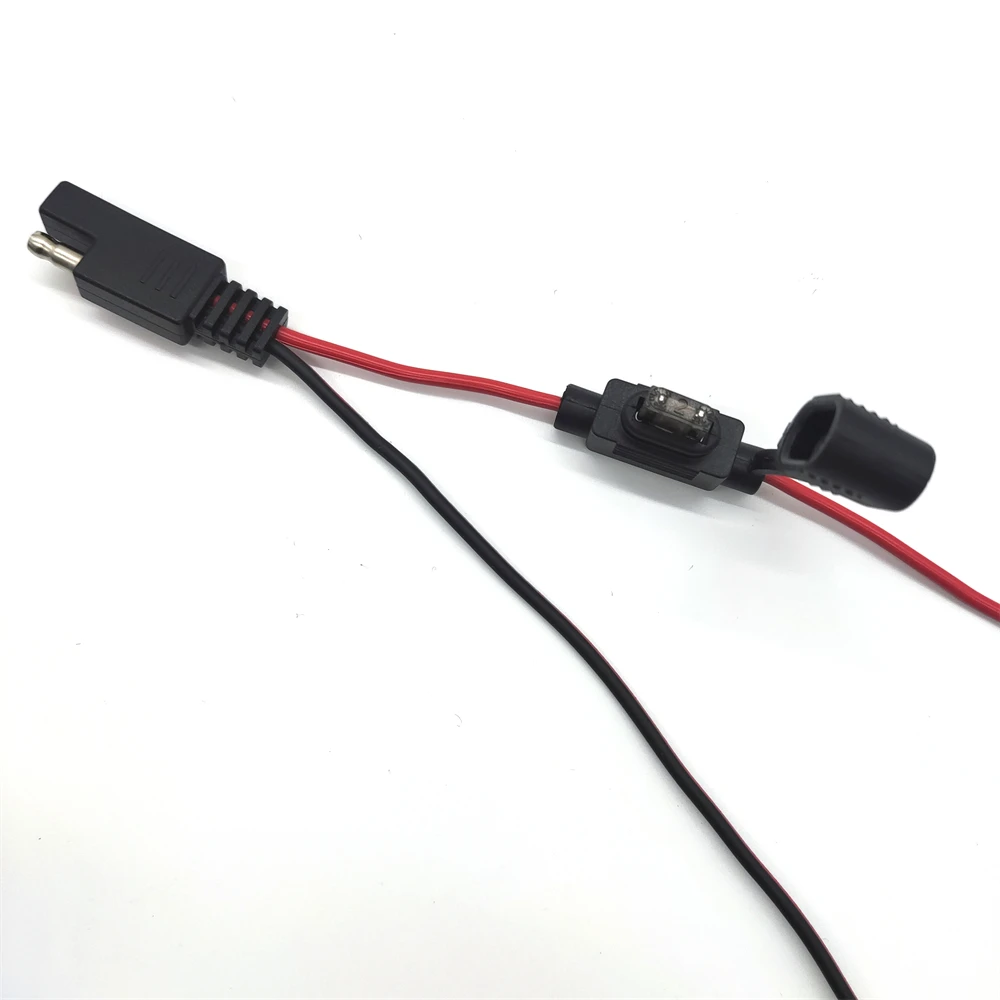 RTS новый оригинальный высококачественный адаптер для зарядного кабеля SAE для мотоцикла и велосипеда, с держателем предохранителя