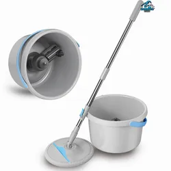 Factory supply high quality cheap hand free self -washed 360 degrees swviel flat bucket microfiber cleaning mop