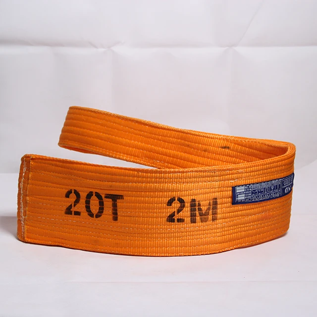 
Webbing Sling 10T Polyester Flat Webbing Sling Lifting Belt Sling 8M 