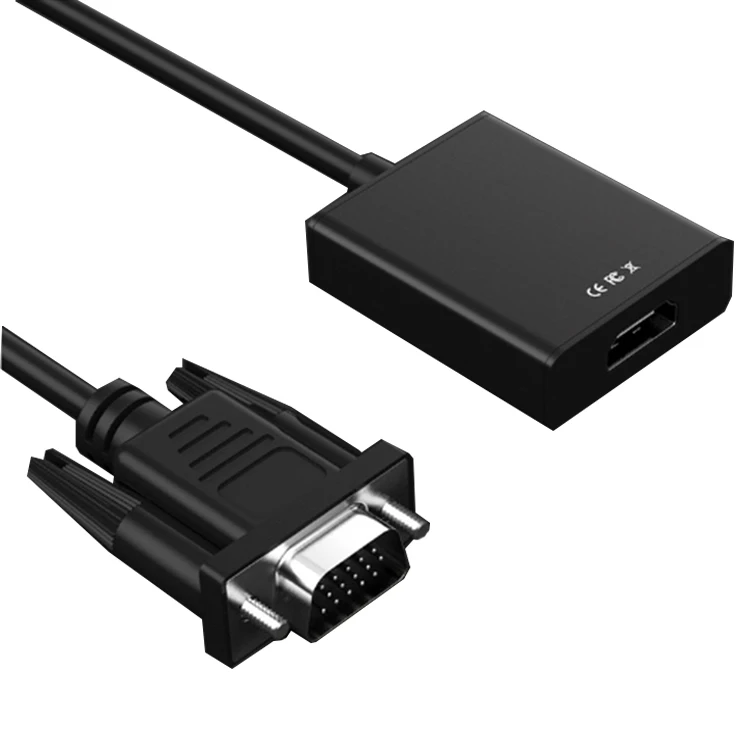 A-BST VGA к HDMI адаптер папа к женскому конвертеру кабель с аудио выходом 1080P VGA HDMI адаптер для ПК ноутбука HDTV проектор