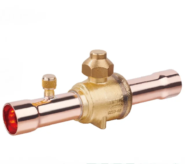 Hongsen Model HBC ball valve for refrigeration through-type no pressure drop PTFE sealing
